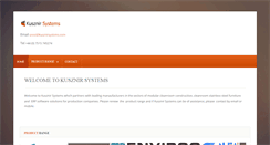 Desktop Screenshot of kusznirsystems.com